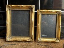Pair small gold for sale  GRIMSBY