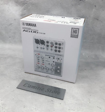 Mixer de transmissão ao vivo YAMAHA AG06MK2 W 6 canais branco AG 06 AG06 MK2 MKII AG06MK2W comprar usado  Enviando para Brazil