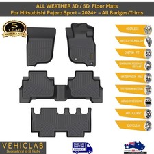 Forro de tapetes de carro 3D TPE para Mitsubishi Pajero Sport - QF - 2015+ - 3 FILEIRAS comprar usado  Enviando para Brazil