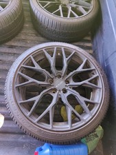 Kalon 20x10 ET20-48 Blanco Platino Negro Modelo Juego de 4 Neumáticos y Llantas Nuevos segunda mano  Embacar hacia Mexico