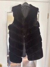 Ladies black faux for sale  BRACKNELL