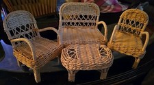 Vintage dollhouse wicker for sale  Mulino