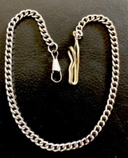 Alte silberfarbige uhrkette gebraucht kaufen  Herbertingen