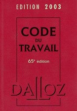 Code travail 2003. d'occasion  France