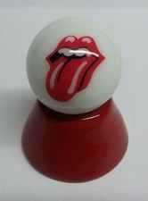 Um Super Bom Rolling Stones Vidro Colecionável 1" Logotipo Mármore com Suporte comprar usado  Enviando para Brazil