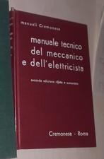 Manuale cremonese tecnico usato  Italia