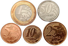CONJUNTO DE 5 MOEDAS BRASIL 5 CENTAVOS - 1 FIGURAS REAIS 2023 UNC, usado comprar usado  Enviando para Brazil