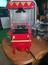 Usado, Máquina de pipoca de ar quente, fabricante, 1200W elétrica doméstica GPM-820, vermelha  comprar usado  Enviando para Brazil