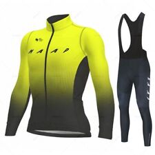 Conjunto de jersey de ciclismo outono masculino manga comprida uniforme esportivo de bicicleta roupas de corrida comprar usado  Enviando para Brazil