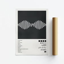 Arctic Monkeys, pôster de arte álbum AM, impressão, música, lista de faixas comprar usado  Enviando para Brazil