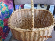 Vintage wicker shopping for sale  SWINDON