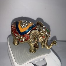 Elephant trinket box for sale  PUDSEY