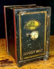 1890’s Antique RARO Meilink’s Vintage Safe PINTURA ORIGINAL. comprar usado  Enviando para Brazil