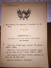 Regio decreto che usato  Ferrara