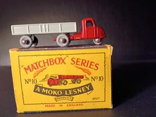 Matchbox #10A cavalo mecânico e reboque "vermelho/cinza". Caixa B1 1955 VN/Estado perfeito original, usado comprar usado  Enviando para Brazil
