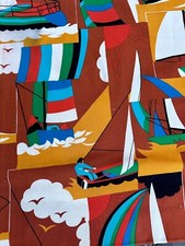 Veleiro Hobie Cat 1970's 80’s meados do século novidade era pano de casca tecido vintage comprar usado Veleiro Hobie Cat 1970's 80’s meados do século novidade era pano de casca tecido vintage comprar usado  Enviando para Brazil