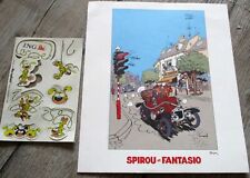 Spirou lot lithograph d'occasion  Expédié en Belgium