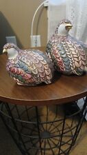 Vintage porcelain quails for sale  Port Hadlock