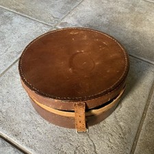 Vintage round leather for sale  NOTTINGHAM