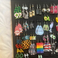 Lot novelty earrings for sale  Ravenwood