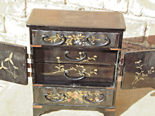 Japanese black lacquer for sale  LOUTH