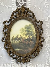 Vtg oval brass for sale  Fullerton