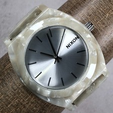 Relógio de quartzo feminino Nixon Time Teller acetato pulseira cerâmica branca 6" comprar usado Relógio de quartzo feminino Nixon Time Teller acetato pulseira cerâmica branca 6" comprar usado  Enviando para Brazil