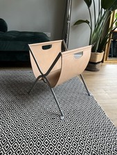 Leather magazine rack for sale  KINGSTON UPON THAMES