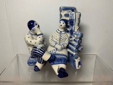 Gzhel porcelain blue for sale  UK