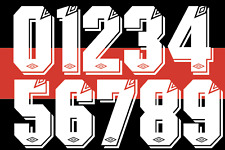 Usado, Camisa de futebol de feltro Umbro Flamengo números de futebol futebol futebol quente vintage década de 1990 comprar usado  Enviando para Brazil