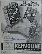 1926 oil kervoline d'occasion  Expédié en Belgium