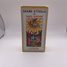 Baralho de tarô cigano egípcio francês Grimaud Grand Etteilla completo 78 cartas comprar usado  Enviando para Brazil