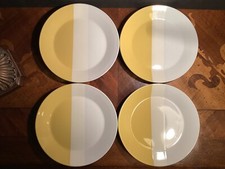 PRATOS DE SALADA 4 RE Room Essentials grés tripla banda amarelo cinza 8 3/4” comprar usado  Enviando para Brazil