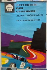 Affiche automobile ancienne d'occasion  Dourdan
