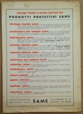 Materiali edili brochure usato  Milano