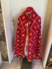 Bollywood dupatta rot gebraucht kaufen  Bergheim