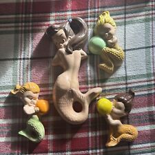 Mermaids chalkware kitsch for sale  Minooka