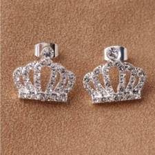 Brincos de coroa de strass comprar usado  Enviando para Brazil