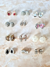 Vintage clip earrings d'occasion  Pau