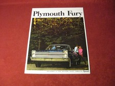 1965 Plymouth Fury Grande Folheto de Vendas Catálogo Antigo comprar usado  Enviando para Brazil