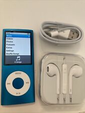 Usado, Apple iPod nano 4ª geração azul (8GB) nova bateria instalada.  condição excepcional comprar usado  Enviando para Brazil