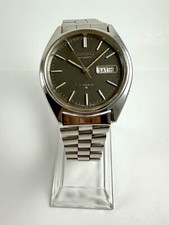 Relógio SEIKO 5 AUTOMÁTICO, Vintage 1979, 6309A, Mostrador Cinza, Data do Dia, Mostrador Limpo.- comprar usado  Enviando para Brazil