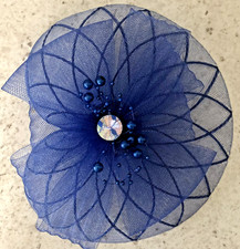 Cobalt blue fascinator for sale  BLACKPOOL