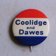 coolidge campaign button for sale  Clemmons