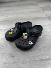Tênis Crocs unissex adulto clássico tamanco preto noir 10001-001 tamanho M12 W9 comprar usado Tênis Crocs unissex adulto clássico tamanco preto noir 10001-001 tamanho M12 W9 comprar usado  Enviando para Brazil