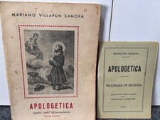 VILLAPÚN SANCHA, APOLOGÉTICA, 4º CURSO BACHILLERATO CON PROGRAMA. 3ª ED. 1950 comprar usado  Enviando para Brazil