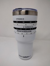 Tally Tumbler copo de golfe aço inoxidável 30 oz isolamento de parede dupla contagem de pontuação comprar usado  Enviando para Brazil