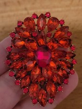 Red rhinestone floral for sale  Rancho Cordova