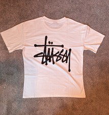 White stussy basic for sale  DORCHESTER