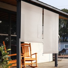 Aoodor Tecido Solar Externo Roller Shad 5% Abertura Sem Fio Sun Roll Up Shade comprar usado  Enviando para Brazil